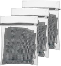 Dailygoods - 3 stuks kleine mesh waszakken voor delicate mini 40 x 30 cm duurzame lingerie zakken voor wassen delicate machine voor lingerie ondergoed sokken babykleding reizen 15,75 x 11,81 inch — thumbnail 1