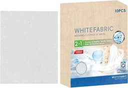 Textielverf Vellen - Stoffenverf Kleding - Kleding Opfrissen - Anti-migratie Formule - 10 Vellen - Wit — thumbnail 1