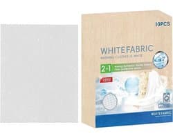 Textielverf Vellen - Stoffenverf Kleding - Kleding Opfrissen - Anti-migratie Formule - 10 Vellen - Wit