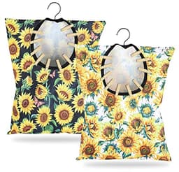 Wasknijper Tas - Opberghouder - Was ophangen - Met draaibare haak - 38 x 28 cm - Zonnebloem — thumbnail 1