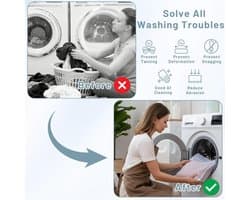 Mesh Waszakken - Polyester - 4 Maten - Duurzaam en Stevig - Voor Delicate Kleding