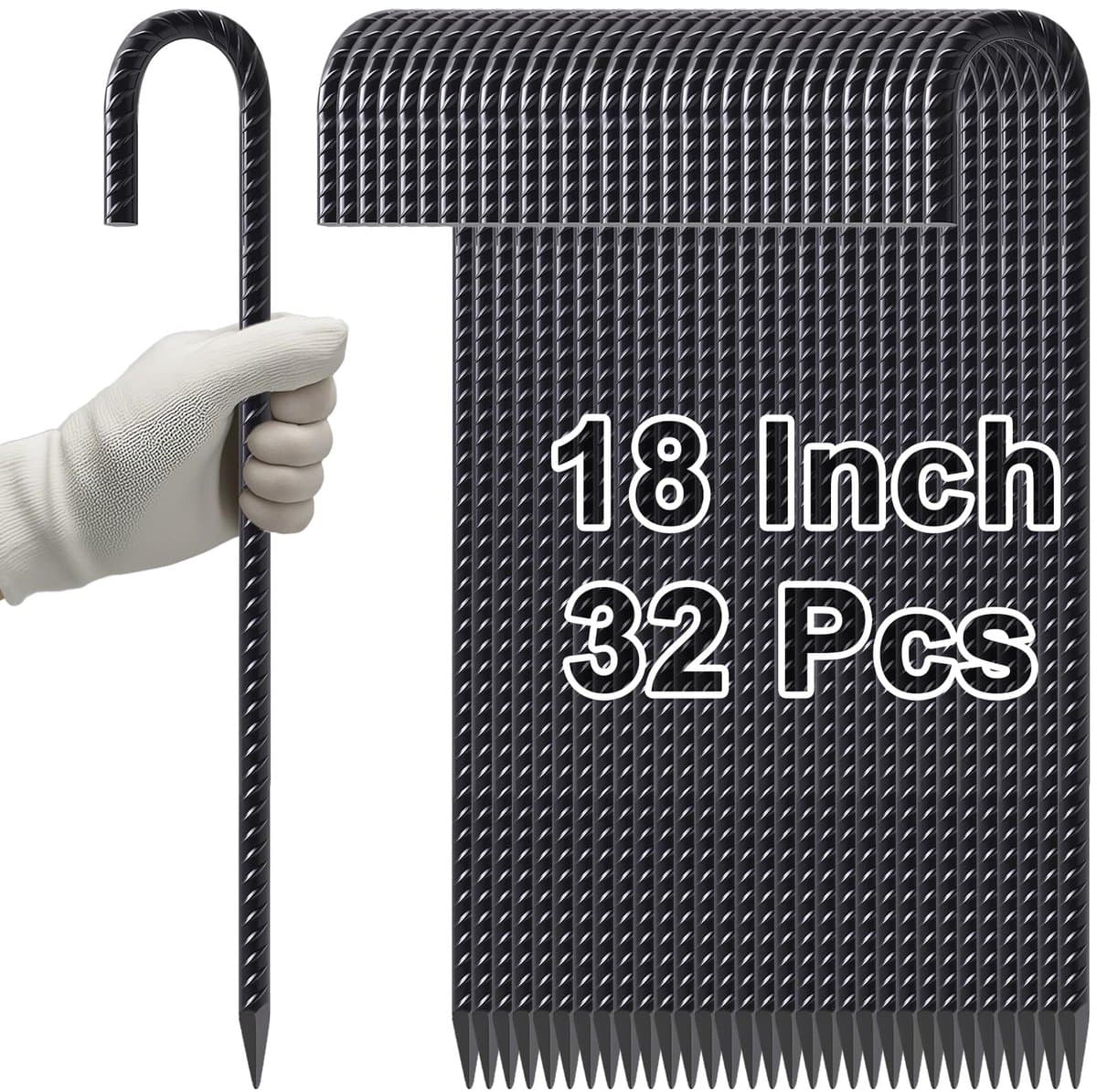 Grondankers 18 Inch - 32 Stuks - Extra Stevig — afbeelding 1