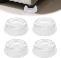 Anti-vibratie pads voor wasmachine en meubels - 4 stuks, slipvaste rubberen voeten, vloerbescherming voor banken en bedden — thumbnail 1
