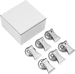 Magneetische Clips van Roestvrij Staal voor Keuken, Kantoor en School - Set van 6 Stuks — thumbnail 4