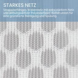 Mesh Waszakken voor Delicates, Honingraat Design, Set van 3 Stuks (40x50cm) — thumbnail 2