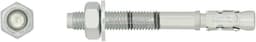 Vergulde Doorsteekanker - M12 Ankerbout - Zware Bevestigingen - Zink Verzinkt - 12 x 100 mm - Zilver — thumbnail 2