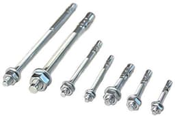 Wigankers M10 - Boutankers Flitspluggen - Bevestigen aan Beton - ETA-05/0241 Goedgekeurd - 170 mm Lengte - Verzinkt — thumbnail 2