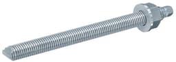 Ankerstang M10 - Bevestigingsbout Montagebout - Materiaaldetailing - Verzinkt staal - M10x250 - Zilver — thumbnail 2