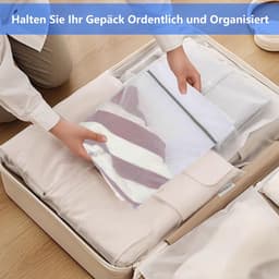 Wasnet voor wasmachine, 2 soorten mazen, waszak met ritssluiting, voor fijne was, ondergoed, jeans, badhanddoek, herbruikbaar — thumbnail 2