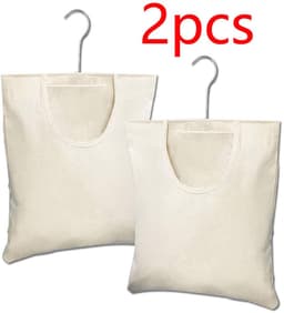 Wasknijperzak, 2 stuks, wasknijpers, tas, opbergtas, wasknijperzak met beugel, hangende wasknijpers, zak voor slaapkamer, 32 x 27 cm — thumbnail 5
