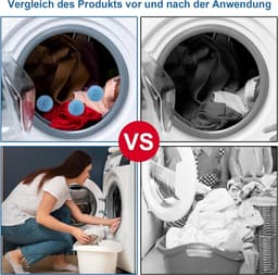 7 stuks drogerballen - wasballen voor donsjacks - wasbal voor wasmachine - herbruikbare drogerbal - drogerbal voor thuiskleding - reiniging - blauw — thumbnail 4