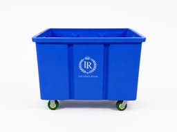 Wasmand met wielen voor wasserij en stomerij - 600 Liter - 1100mm x 800mm x 870mm (LxBxH) — thumbnail 2