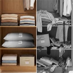 SnelShoppen - Waterproof Bags Set - Grote en Kleine Reiswaszak - Waterdichte Draagbare Waszakken voor Vuile en Nat Wasgoed - Zwart tot Grijs - Perfect — thumbnail 5