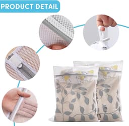 SnelShoppen - Wasmachine Set, 2 Stuks, Waszak, Wasnet, 50 x 60 cm, Ideaal voor Delicate Kleding en Wassen op Lage Temperatuur — thumbnail 3