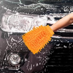- dubbelzijdige microvezel washandschoen voor autoreiniging - 2 stuks — thumbnail 3