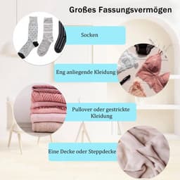 Waszak Grote Capaciteit - Waszakken 30 cm x 40 cm / 60 cm x 80 cm - Opvouwbare Wasmand - Vuile Was Verzamelen - Reisaccessoire - Organiseren — thumbnail 2