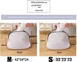 Schoenwaszak - 2 Stuks - Wasnet met Ritssluiting - Herbruikbare Waszak - Bescherming voor Sneakers/Sokken - Duurzaam Materiaal — thumbnail 5