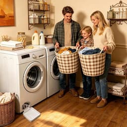 Lekbak wasmachine - Afvoerbak voor wasmachine - Lekbak voor Wasmachine en Vaatwasser - Inclusief schoonmaakborstel - Opvangbak - universele wasmachine lekbak - Wasmachine opvangbak - afvoerbak - wateropvangbak voor kelder, woning, camper - wit — thumbnail 4