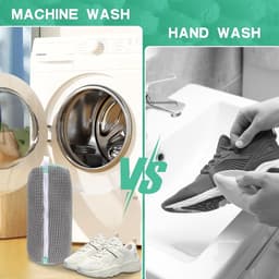 Set van 2 waszakken voor schoenen, optimale bescherming en reiniging, 360° schoonmaak, ideaal voor sneakers en sportschoenen — thumbnail 2