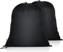 Thijox - OTraki Trekkoord Waszakken 2 Pack 50x60 cm Reizen Waszakken Vuile Kleding Organizer Scheurbestendig Polyester Opvouwbare Opbergtas Herbruikba — thumbnail 1