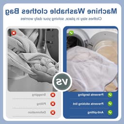 Grote wasnet voor delicate kleding, ideaal voor het beschermen van textiel tijdens het wassen — thumbnail 5