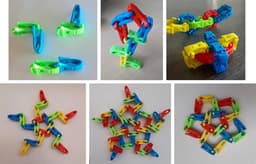 SnelShoppen - 36 Sok Clips voor Wasmachine en Droger met Hanghaak, Perfect voor het Makkelijk Sorteren van Kousen, Geen Verlies of Koppeling, Ideaal v — thumbnail 4