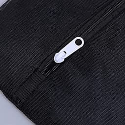 Set van 5 waszakken - Fijn gaas - Zipper - Zwart — thumbnail 3
