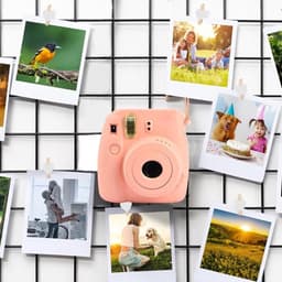 Mini-wasknijpers - decoratie - polaroid - bruiloft - houten knijpers - doe-het-zelf - fotowand - display - feest - wit - 120 stuks met hartjes design, inclusief 10 m jute koord voor foto's. — thumbnail 4