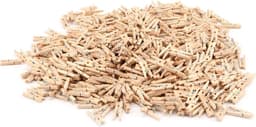500 Stuks Mini Houten Klemmen van 2.5 cm, Natuurlijke Kledingknijpers voor Foto's, Creatieve Klussen en Thuisdecoratie — thumbnail 1