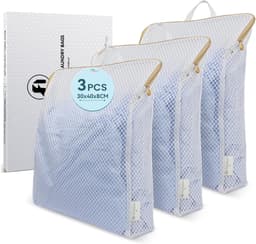Waszakken voor delicate stoffen, sokken, ondergoed, T-shirts, badpak, babykleding, lingerie (30 x 40 x 8 cm) — thumbnail 1