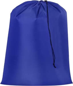 Extra Grote Waszak met Trekkoord - 71 x 101 cm - Blauw - Kledingopslag Universiteitsslaapzaal, Camping, Reizen — thumbnail 1