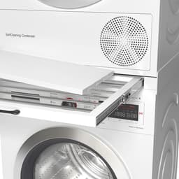 Wasdroger Spacer - Wasstapelaar Tussenstuk - Ruimte Besparen - Uittrekbare Droogrek - 60 cm Breed - Wit — thumbnail 2