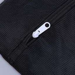Waszakken, fijne mesh waszak, ritssluiting, beschermt de beste kleding in de wasmachine (zwart) — thumbnail 5