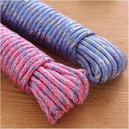 Draagbare Waslijn - Outdoor Kledinglijn - Reizen en Kamperen - Antislip Nylon Materiaal - 5 Meter - Willekeurige Kleur — thumbnail 5