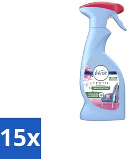 15 x Febreze – Textielspray – Roze Anjers – 375 ml - Voordeelverpakking - 15 stuks — thumbnail 3