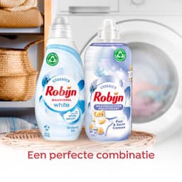 Robijn Classics Puur & Zacht ​Wasverzachter - 8 x 50 wasbeurten - Voordeelverpakking — thumbnail 3