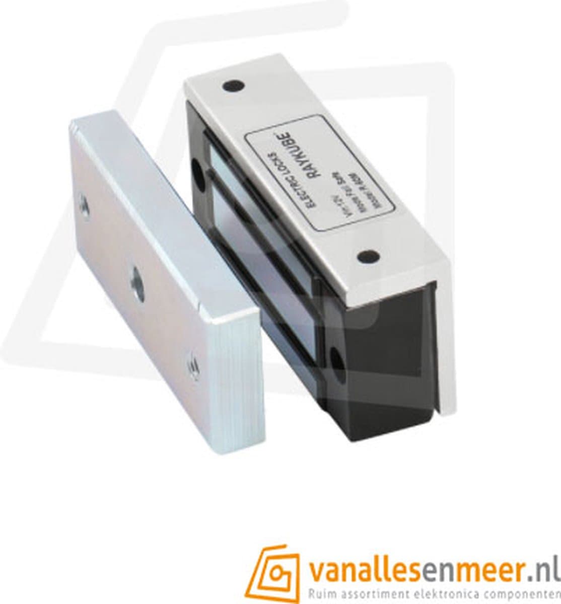 Elektromagneet houdmagneet DC12V - 60kg Deurmagneet — afbeelding 1