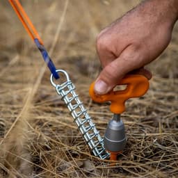 12 stuks schroefharingen voor zachte tot harde vloeren - 20 cm grondschroeven - camping en outdoor tentaccessoires — thumbnail 4