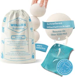 Droogballen voor Sneller Drogen - 100% Schapenwollen Ballen voor de Droogtrommel — thumbnail 1