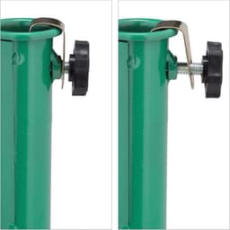 Grondanker voor parasolstokken tot 32 mm - Metaal - Staal - Groen — thumbnail 5