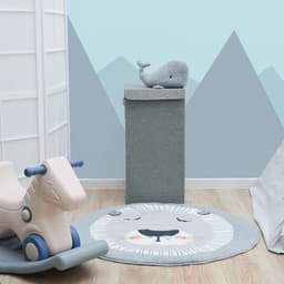 50L Wasmand met Deksel - 30x30x60 Wasverzamelaar met Houten Frame - Badkamer Wasbox Opvouwbaar — thumbnail 5