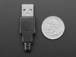 USB DIY Connector Shell - Type A Male Plug Adafruit 1387 — thumbnail 2