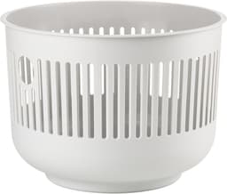 Zone Denmark Ume Wasmand - 30 liter - Soft Grey (grijs) - Kunststof - Ronde Wasmand met Hengsel - Kleine Wasbox of Opbergmand — thumbnail 1