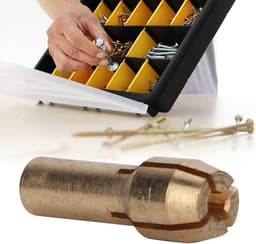 Mini Messing Spantangen Klauwplaten Micro Twist Boorkop Set - 10 Stuks - Elektrische Grinder Rotary Tool Accessoires - Tail diameter 4.3mm . — thumbnail 3