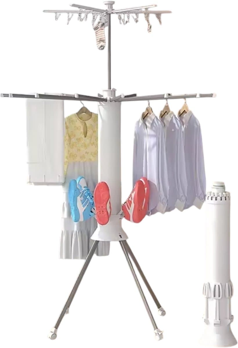 Gabrys® droogrek - vloerstand - kleren droger - droogstand - wasdroger - Wasrek - kleding droogrek - opvouwbaar - Droogtoren - uitklapbare droogtoren — afbeelding 1