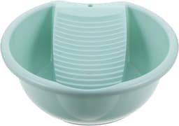 Wasbord met Bak - Handwas Systeem - Kleding Reinigen - Geïntegreerd Wassen - 37 cm - Blauw — thumbnail 1