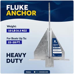 Bootanker Set - Scheepsanker Jachtanker - Boot Stabiliseren - Heet Verzinkt Staal - 4.5 kg - Gegalvaniseerd — thumbnail 5