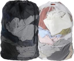 Grote Wasnetzakken 60 x 90 cm, 2 Stuks, Ideaal voor Kleding, Dekbedhoezen en Speelgoedopslag, Reis en Studentenhuis — thumbnail 1