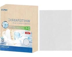 Wasmachine Textielverf - Kleurverfrisser Kleding - Kleding Opfrissen - Anti-Migratie Formule - 10 Vellen - Wit