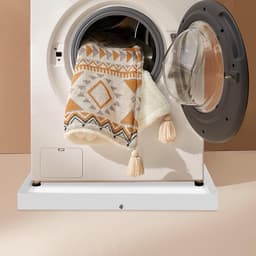 Opvangbak Wasmachine - Lekbak Droger - Voorkom Waterschade - Roestvrij Staal - 81x76x6.3 cm - Zilver — thumbnail 1